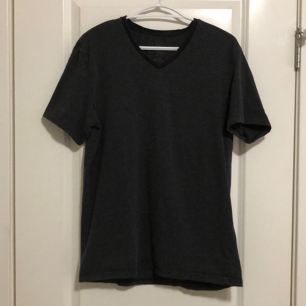 Calvin Klein T-Shirt Black Grey Stripe